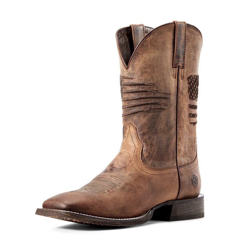 Ariat Circuit Patriot Kahverengi Western Csizma Erkek (30486-118)